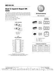 MC10110-D datasheet pdf ON Semiconductor