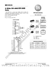 MC10121-D datasheet pdf ON Semiconductor