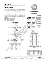 MC10175-D datasheet pdf ON Semiconductor