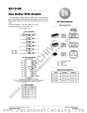 MC10188-D datasheet pdf ON Semiconductor