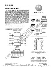 MC10192-D datasheet pdf ON Semiconductor