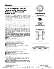 MC1066-D datasheet pdf ON Semiconductor