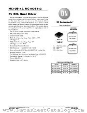 MC10E112-D datasheet pdf ON Semiconductor