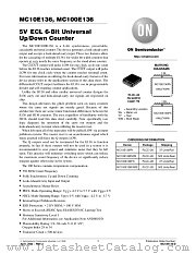 MC10E136-D datasheet pdf ON Semiconductor