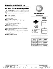 MC10E158-D datasheet pdf ON Semiconductor