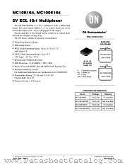 MC10E164-D datasheet pdf ON Semiconductor