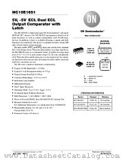 MC10E1651-D datasheet pdf ON Semiconductor