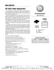 MC10E197-D datasheet pdf ON Semiconductor