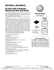 MC10E451-D datasheet pdf ON Semiconductor
