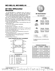 MC10EL16-D datasheet pdf ON Semiconductor