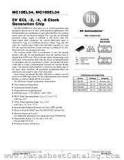 MC10EL34-D datasheet pdf ON Semiconductor