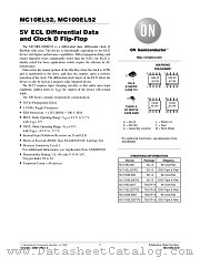 MC10EL52-D datasheet pdf ON Semiconductor