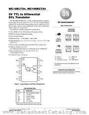 MC10ELT24-D datasheet pdf ON Semiconductor