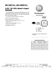 MC10EP101-D datasheet pdf ON Semiconductor