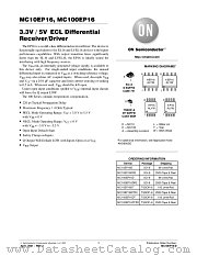 MC10EP16-D datasheet pdf ON Semiconductor