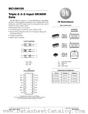 MC10H105-D datasheet pdf ON Semiconductor