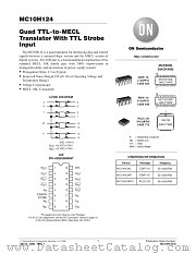 MC10H124-D datasheet pdf ON Semiconductor
