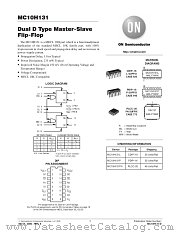 MC10H131-D datasheet pdf ON Semiconductor