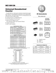 MC10H136-D datasheet pdf ON Semiconductor