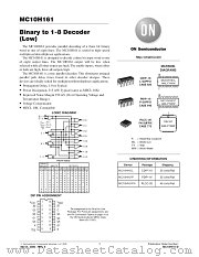 MC10H161-D datasheet pdf ON Semiconductor