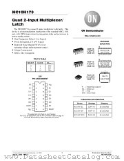 MC10H173-D datasheet pdf ON Semiconductor