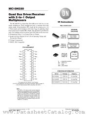 MC10H330-D datasheet pdf ON Semiconductor