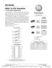 MC10H350-D datasheet pdf ON Semiconductor
