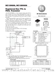 MC10H606-D datasheet pdf ON Semiconductor