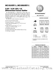 MC10LVEP11-D datasheet pdf ON Semiconductor
