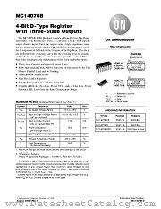 MC14076B-D datasheet pdf ON Semiconductor