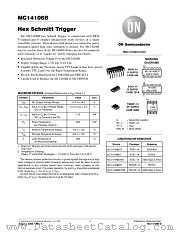 MC14106B-D datasheet pdf ON Semiconductor