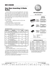 MC14503B-D datasheet pdf ON Semiconductor