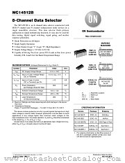 MC14512B-D datasheet pdf ON Semiconductor