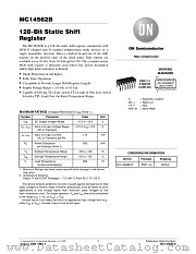MC14562B-D datasheet pdf ON Semiconductor