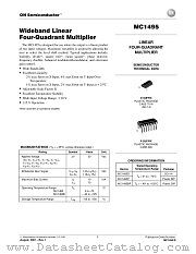 MC1495-D datasheet pdf ON Semiconductor