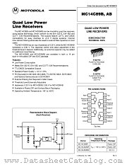 MC14C89B-D datasheet pdf ON Semiconductor