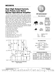 MC33076-D datasheet pdf ON Semiconductor