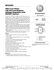 MC33263-D datasheet pdf ON Semiconductor
