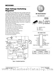 MC33365-D datasheet pdf ON Semiconductor