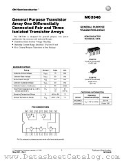 MC3346-D datasheet pdf ON Semiconductor