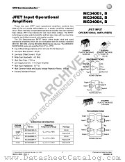 MC34001-D datasheet pdf ON Semiconductor