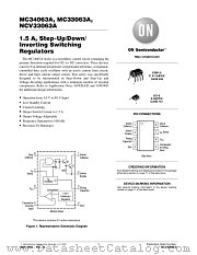 MC34063A-D datasheet pdf ON Semiconductor