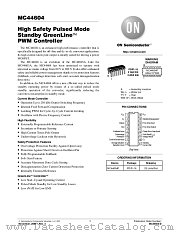 MC44604-D datasheet pdf ON Semiconductor