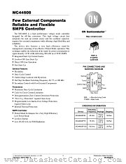 MC44608-D datasheet pdf ON Semiconductor