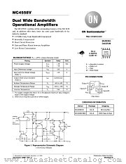 MC4558V-D datasheet pdf ON Semiconductor