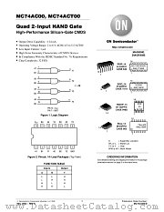 MC74AC00-D datasheet pdf ON Semiconductor