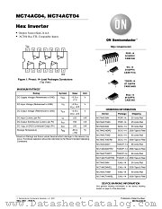 MC74AC04-D datasheet pdf ON Semiconductor