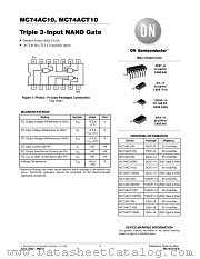 MC74AC10-D datasheet pdf ON Semiconductor