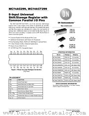 MC74AC299-D datasheet pdf ON Semiconductor