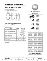 MC74AC32-D datasheet pdf ON Semiconductor